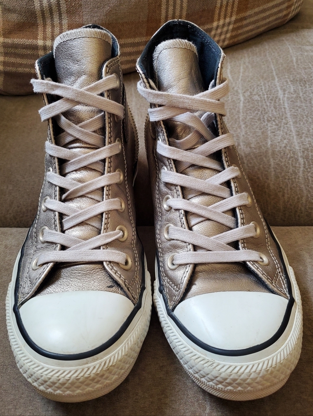 Converse Chuck Taylor All Star Tri-Zip high-top Leather sneakers Womens 7 - Picture 6 of 9